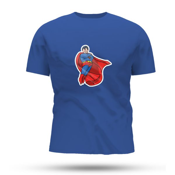 camiseta superman azul txikito