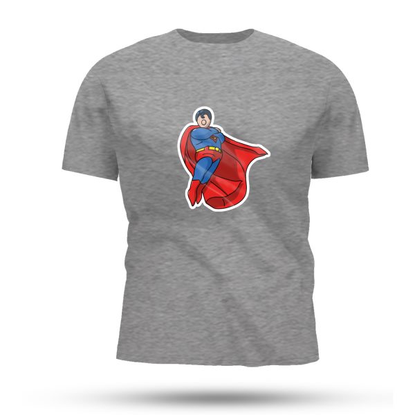 camiseta superman gris txikito
